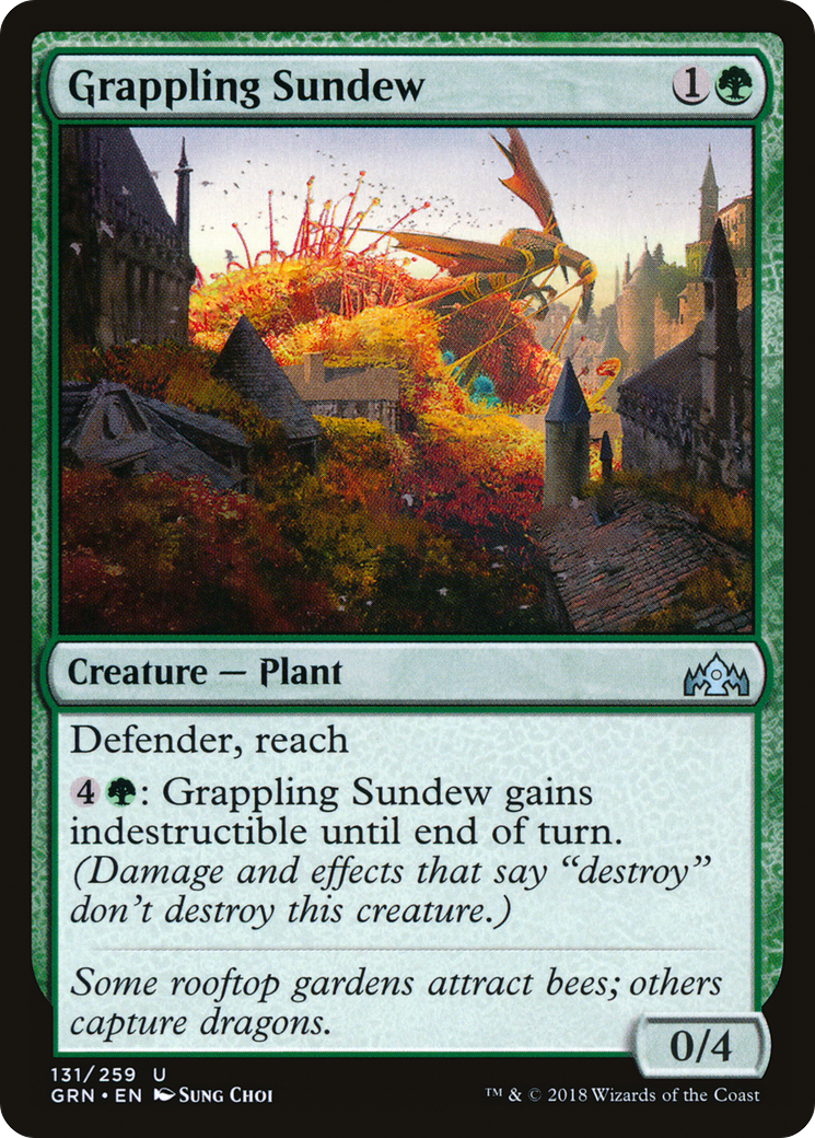 Droséra grappin (GRN-131) - Guildes de Ravnica