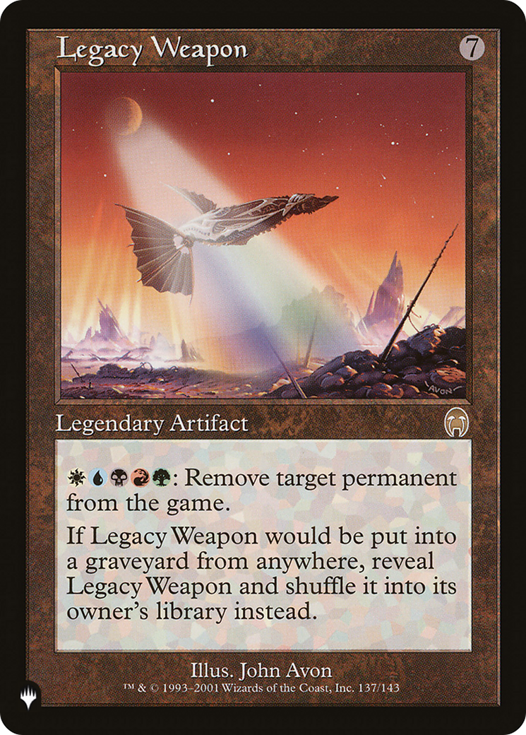 Legacy Weapon (LIST-APC-137) - The List