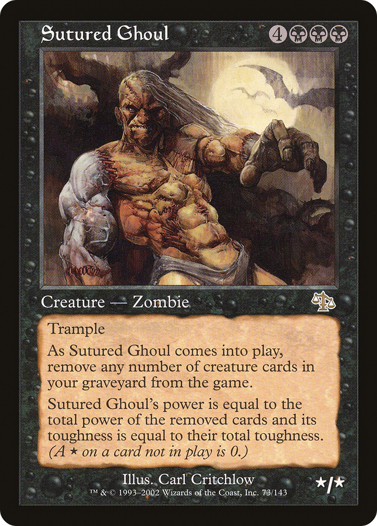Sutured Ghoul (JUD-073) - Judgment
