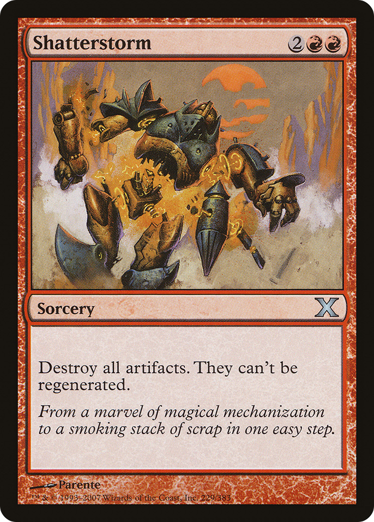 Shatterstorm (10E-229) - Tenth Edition Foil