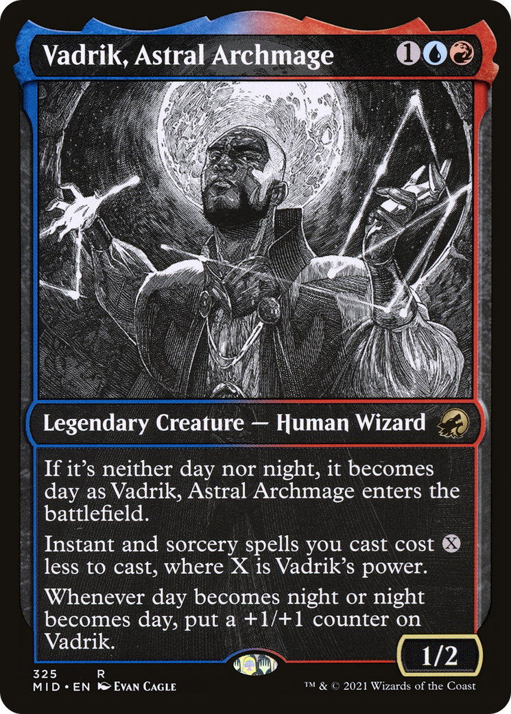 Vadrik, Astral Archmage (Showcase) (MID-325) - Innistrad: Midnight Hunt: (Showcase) Foil