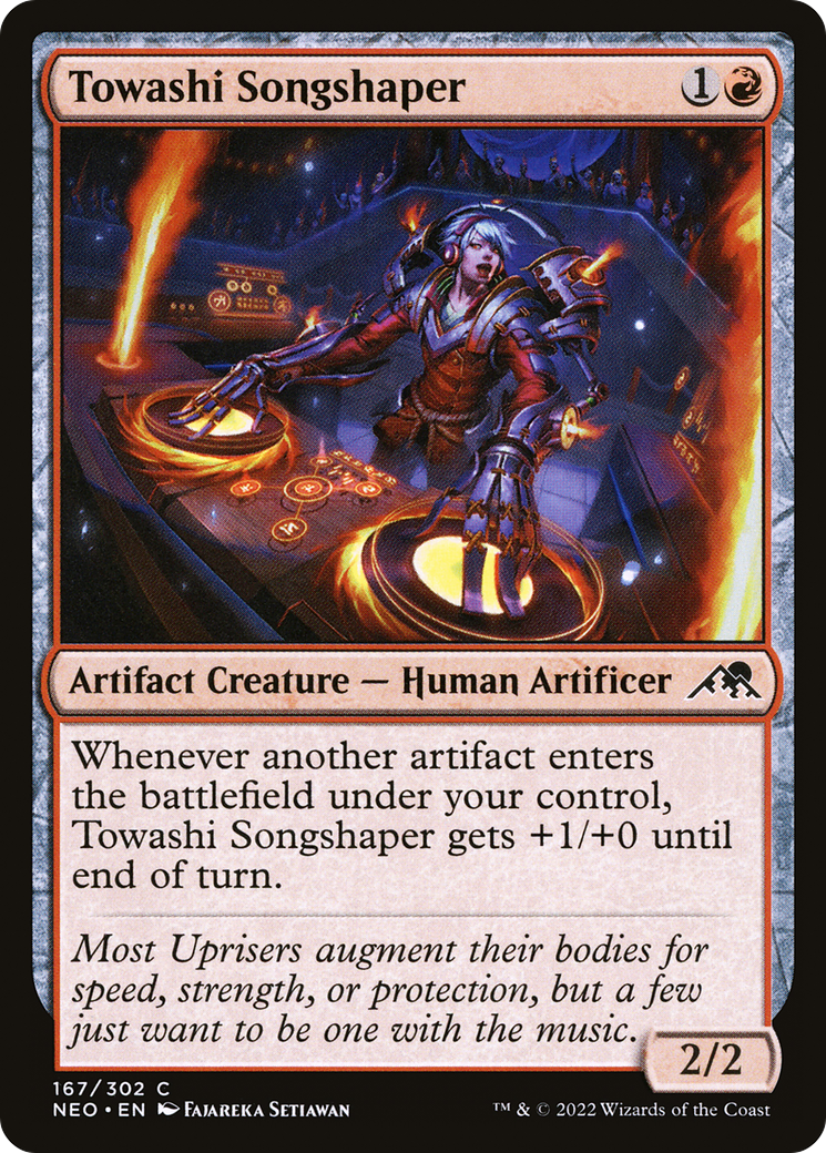 Towashi Songshaper (NEO-167) - Kamigawa : feuille de la dynastie néon
