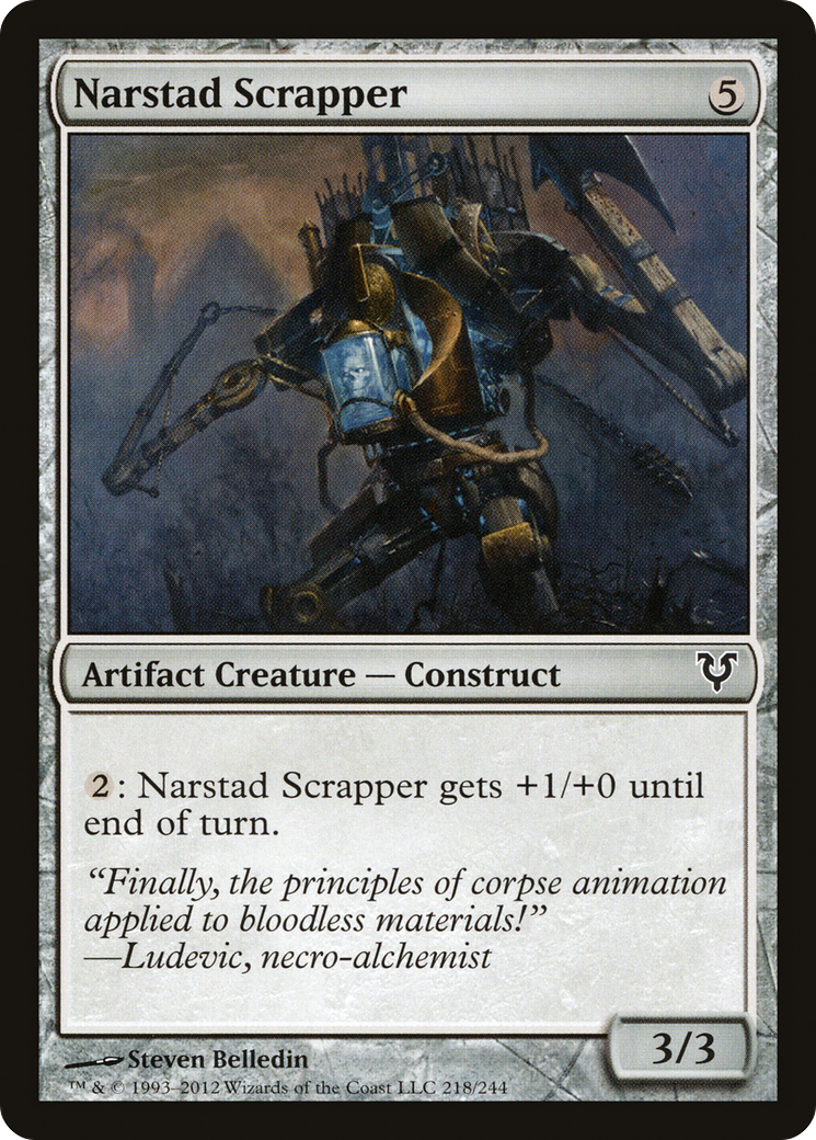 Narstad Scrapper (AVR-218) - Feuille restaurée Avacyn