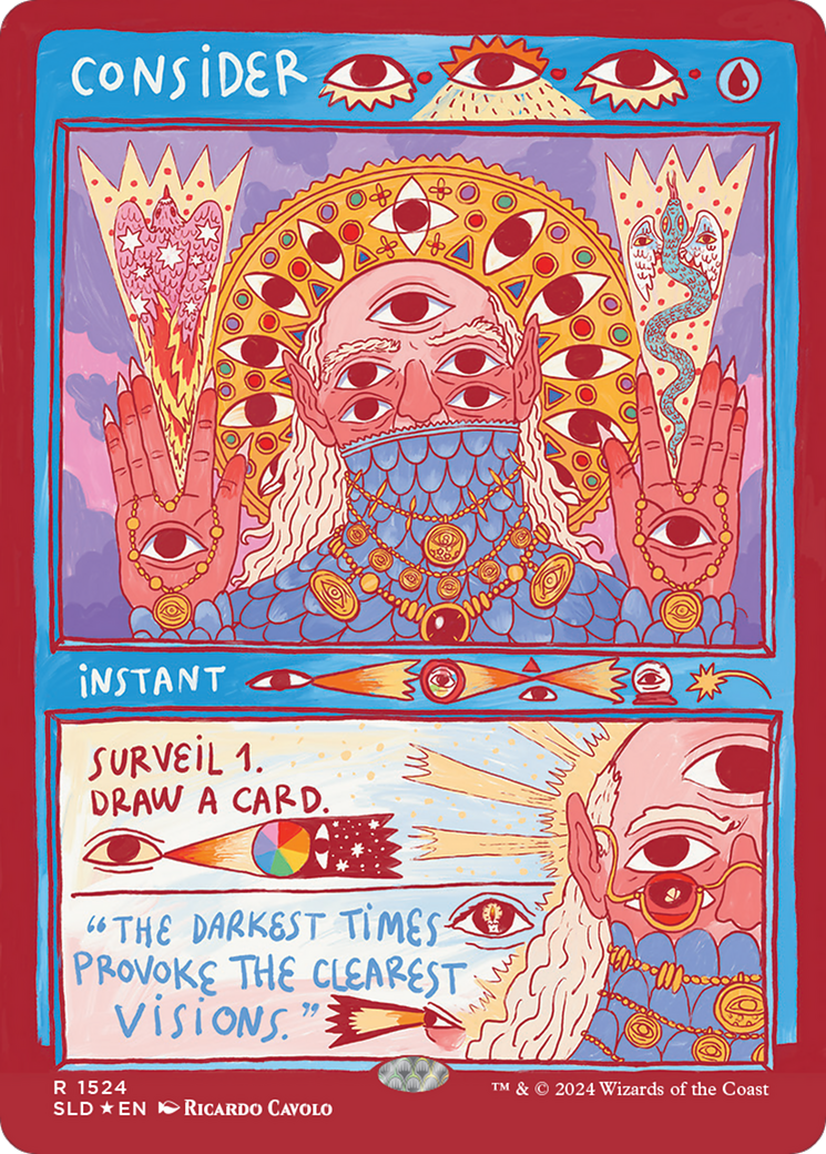 Considérez (SLD-1524) - Secret Lair Drop : (sans bordure) Feuille