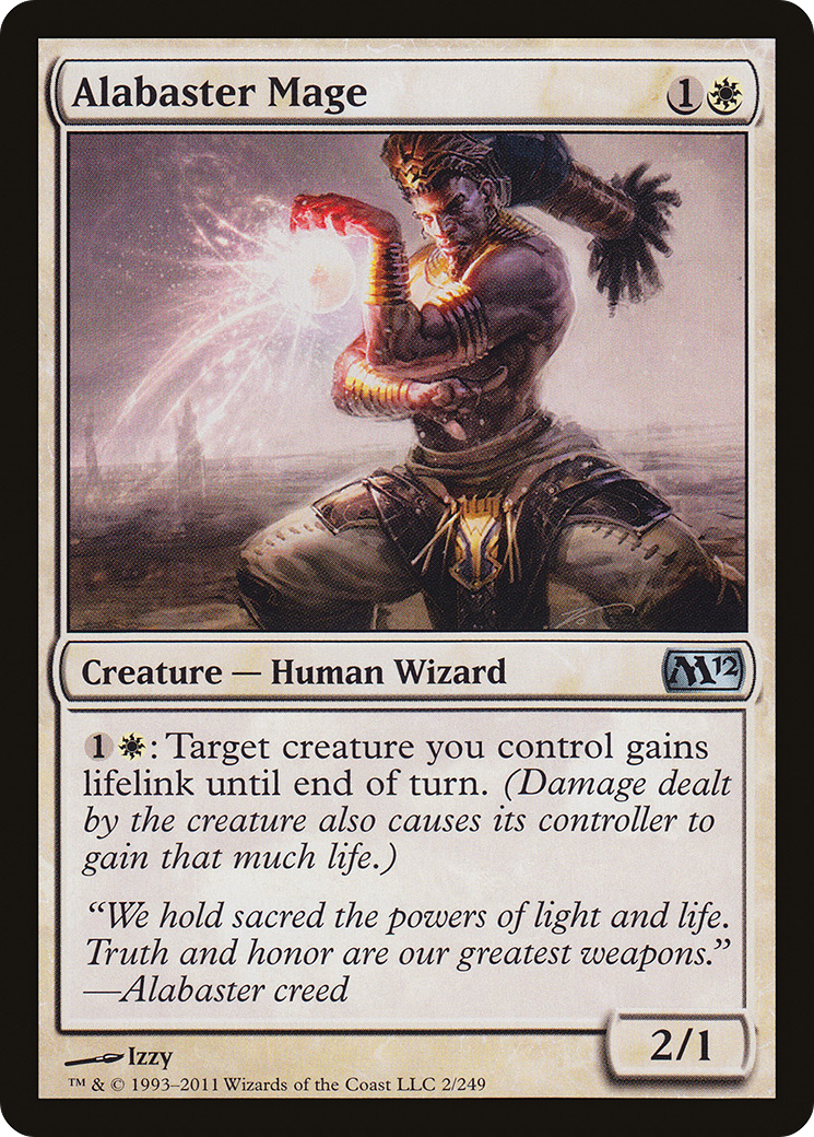 Mage d'Albâtre (M12-002) - Magic 2012 Foil