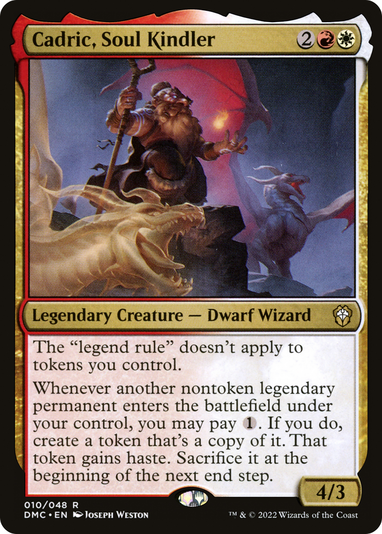 Cadric, allumeur d'âmes (DMC-010) - Commandant de Dominaria United