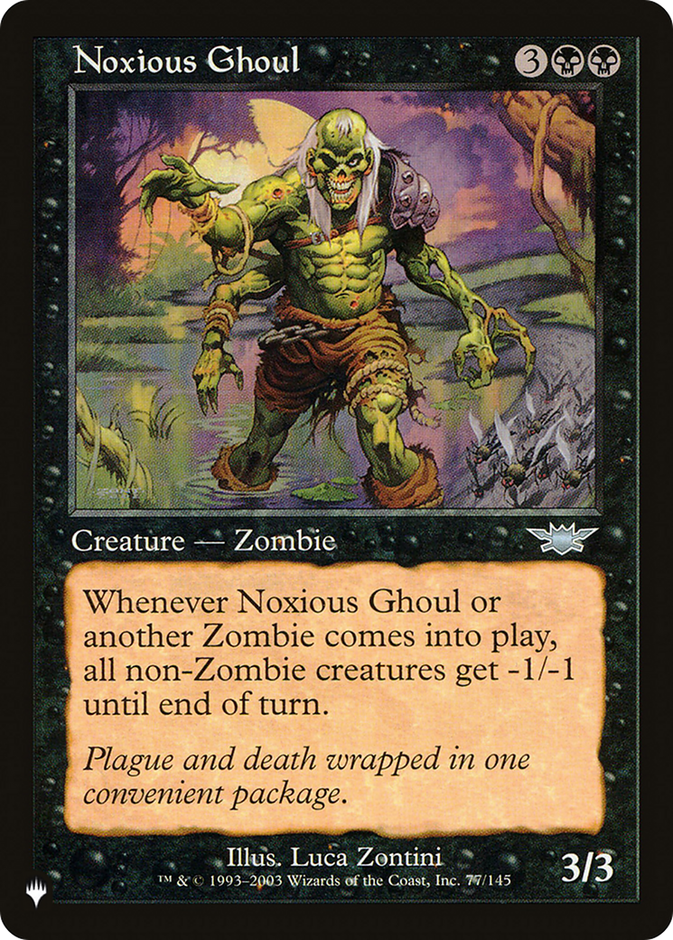 Noxious Ghoul (LIST-LGN-77) - The List