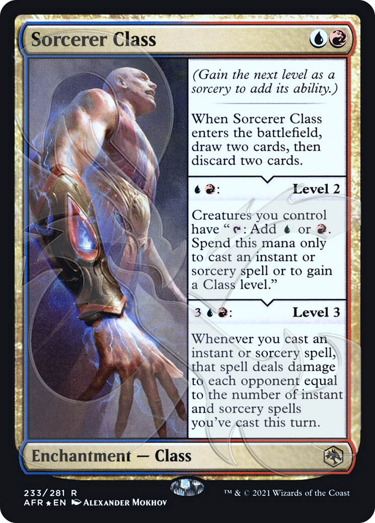 Sorcerer Class (AFR&-233) - Adventures in the Forgotten Realms Promos Foil