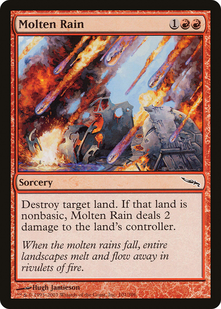 Molten Rain (MRD-101) - Mirrodin