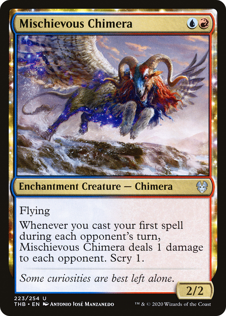 Chimère espiègle (THB-223) - Theros Beyond Death : (enchantement) Foil
