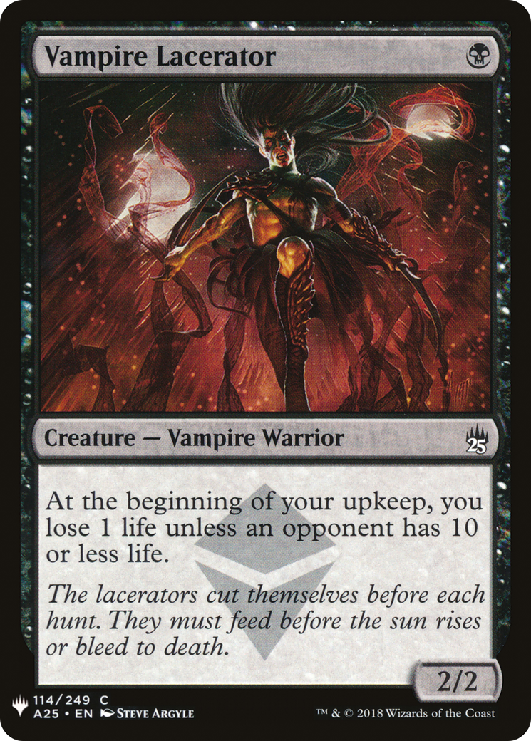 Vampire Lacerator (LIST-A25-114) - The List