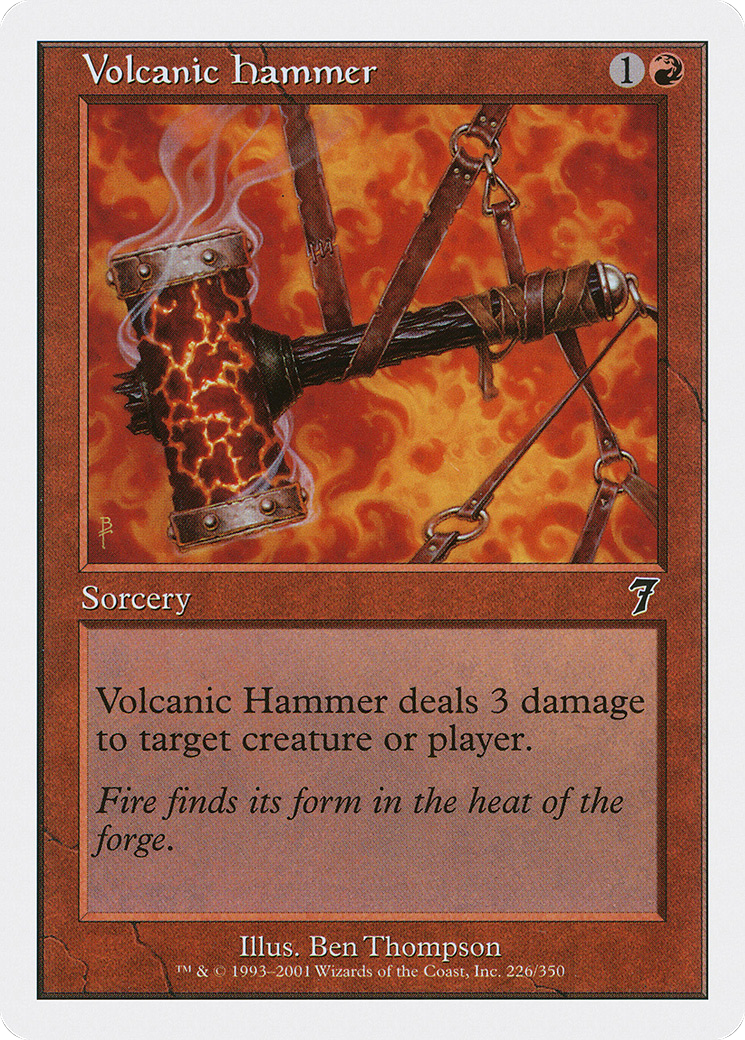 Volcanic Hammer (7ED-226) - Seventh Edition