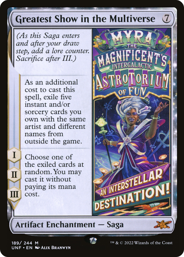 Le plus grand spectacle du multivers (UNF-189) - Unfinity