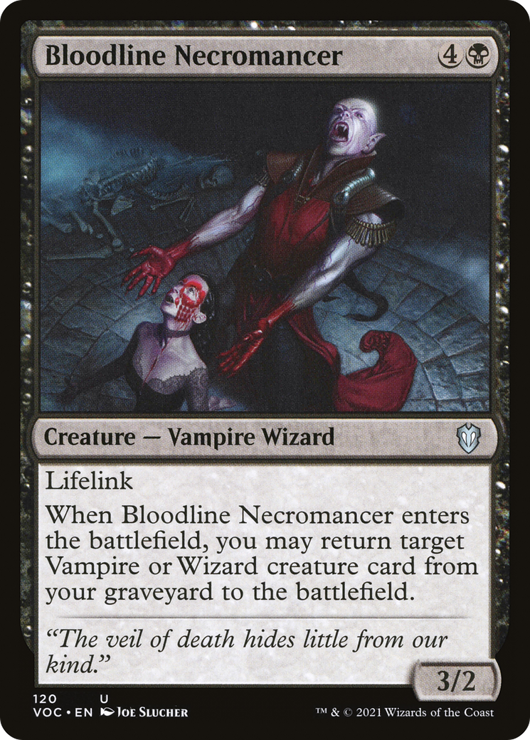 Bloodline Necromancer (VOC-120) - Crimson Vow Commander