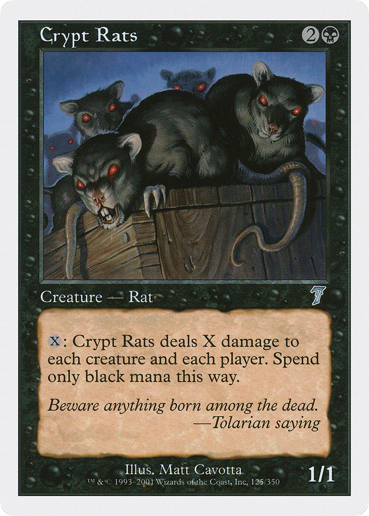 Crypt Rats (7ED-125) - Septième édition