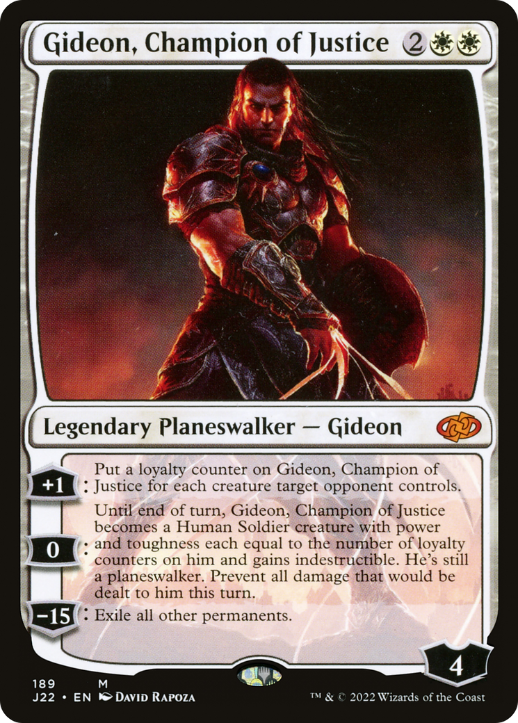 Gideon, Champion of Justice (J22-189) - Jumpstart 2022