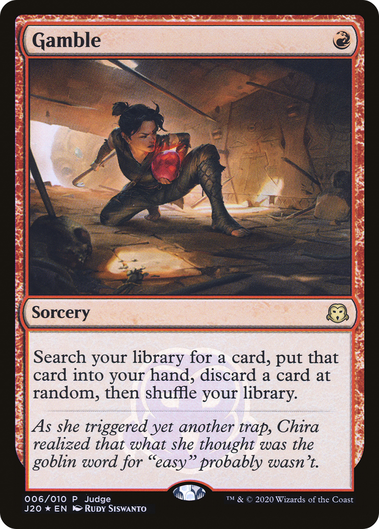 Gamble (JDG-006) - Judge Gift Cards 2020 Foil