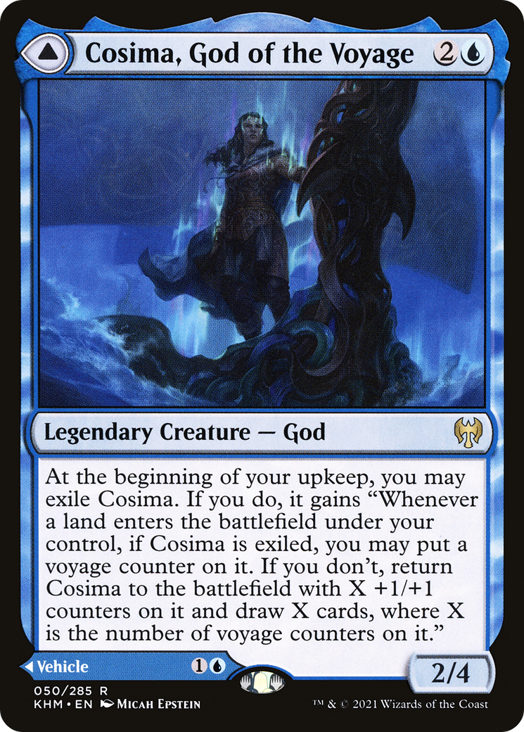 Cosima, Dieu du Voyage // L'Omenkeel (KHM-050) - Kaldheim Foil