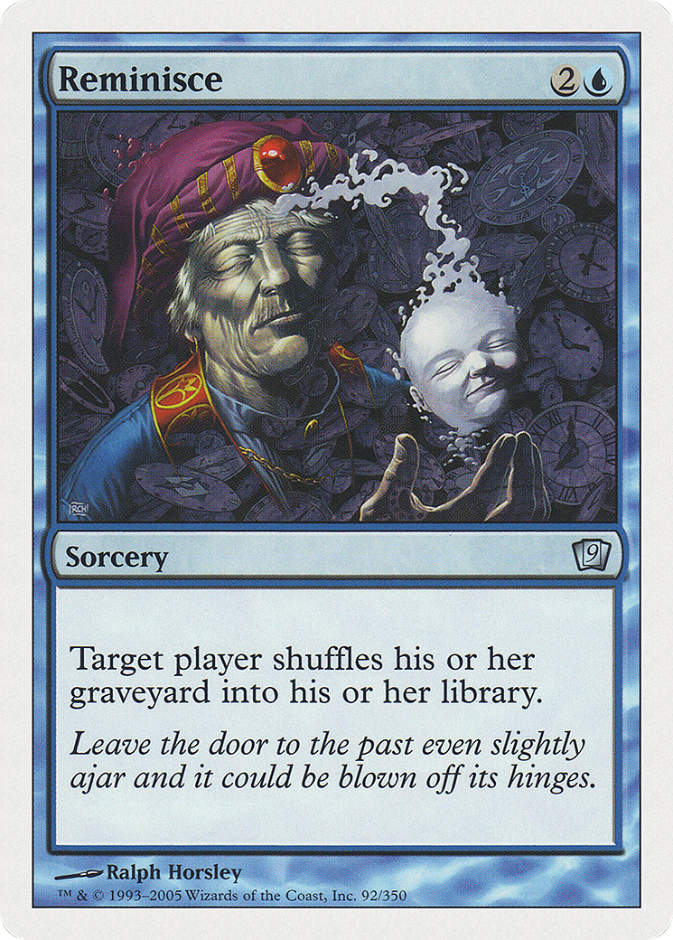 Reminisce (9ED-092) - Neuvième édition