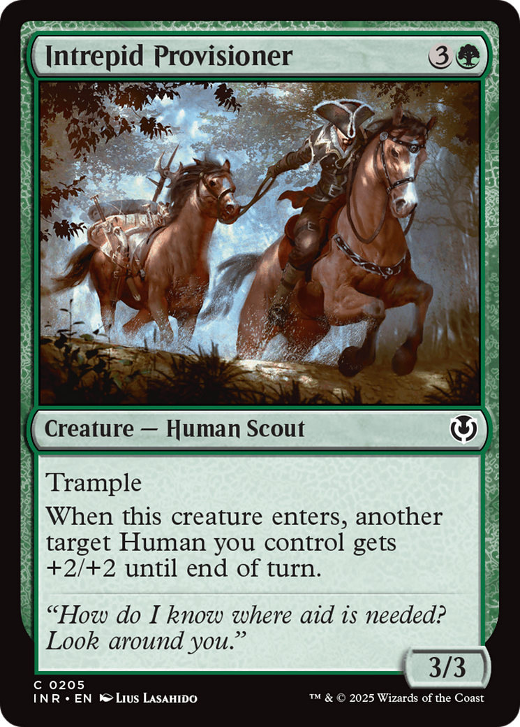 Intrepid Provisioner (INR-205) - Feuille remasterisée d'Innistrad