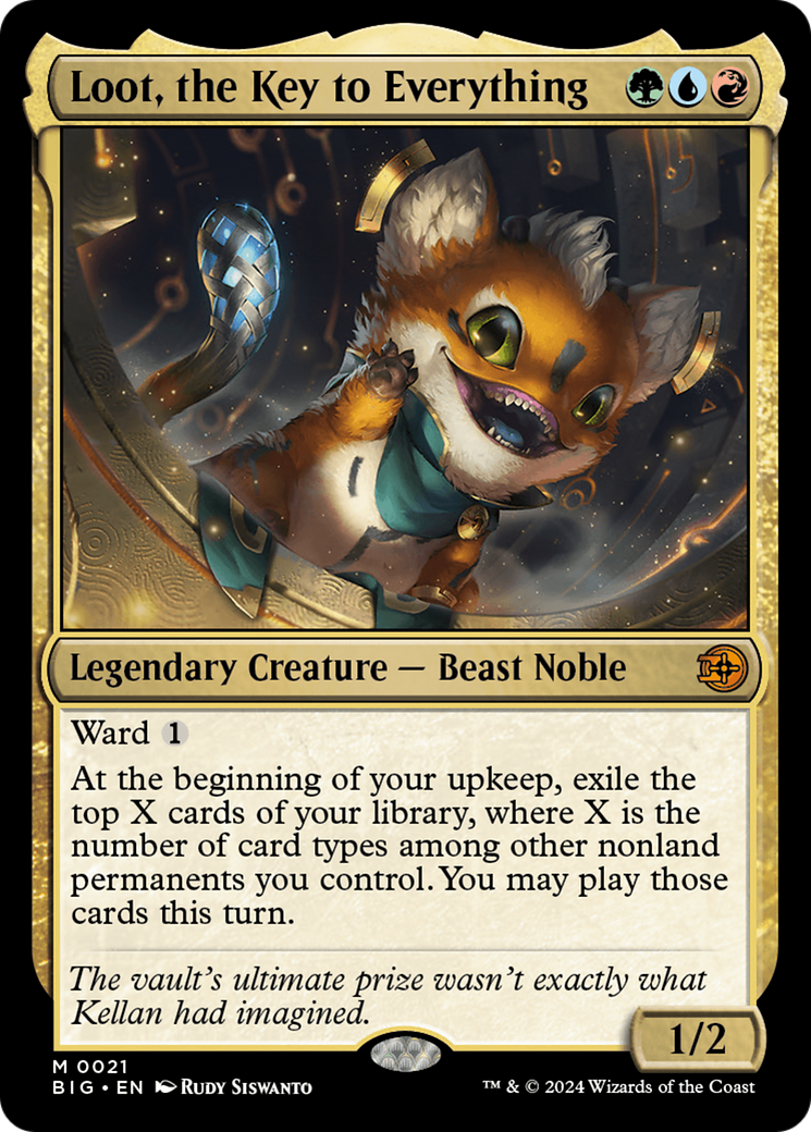 Butin, la clé de tout (BIG-021) - Le Big Score Foil