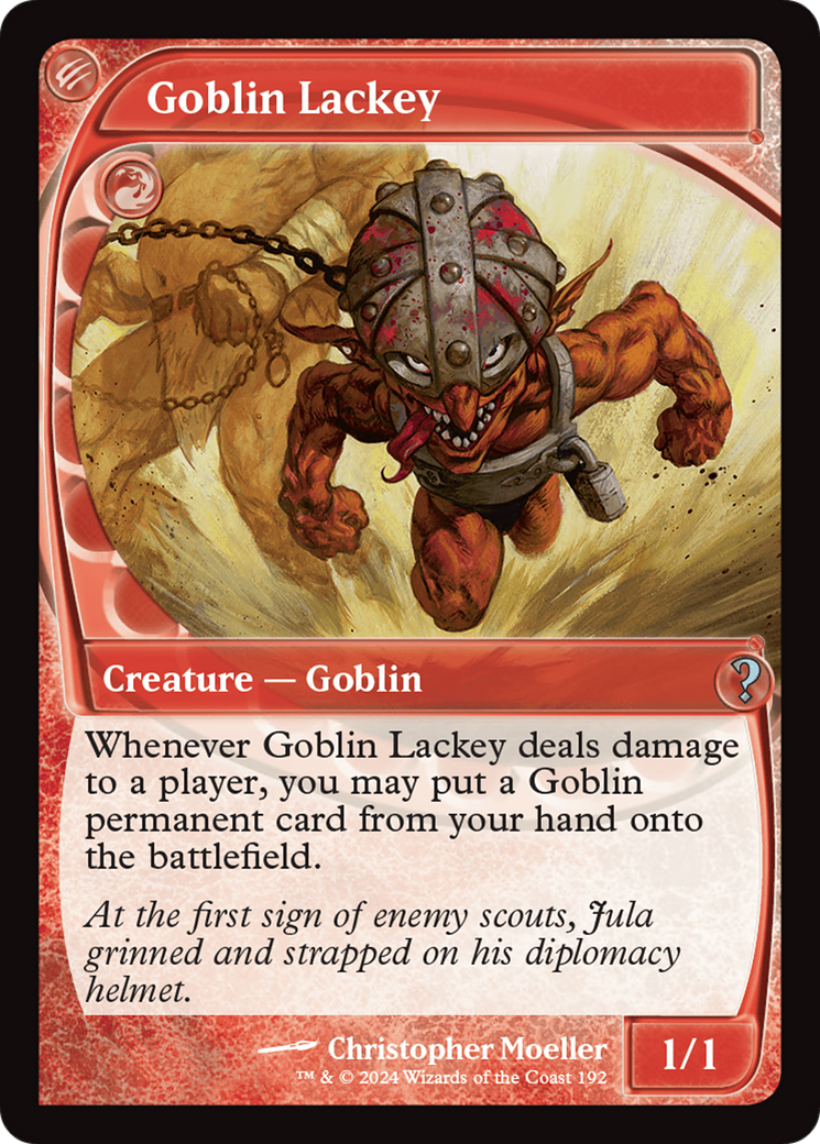 Goblin Lackey (MB2-192) - Mystery Booster 2 Foil