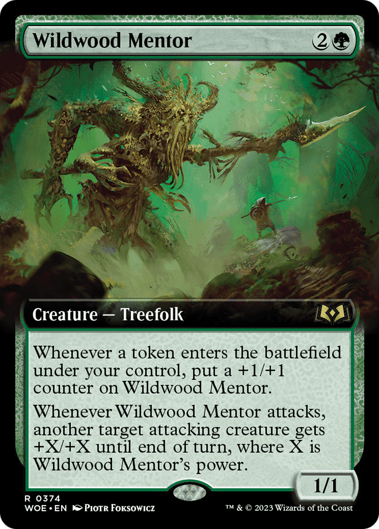 Wildwood Mentor (Extended Art) (WOE-374) - Wilds of Eldraine: (Extended Art)