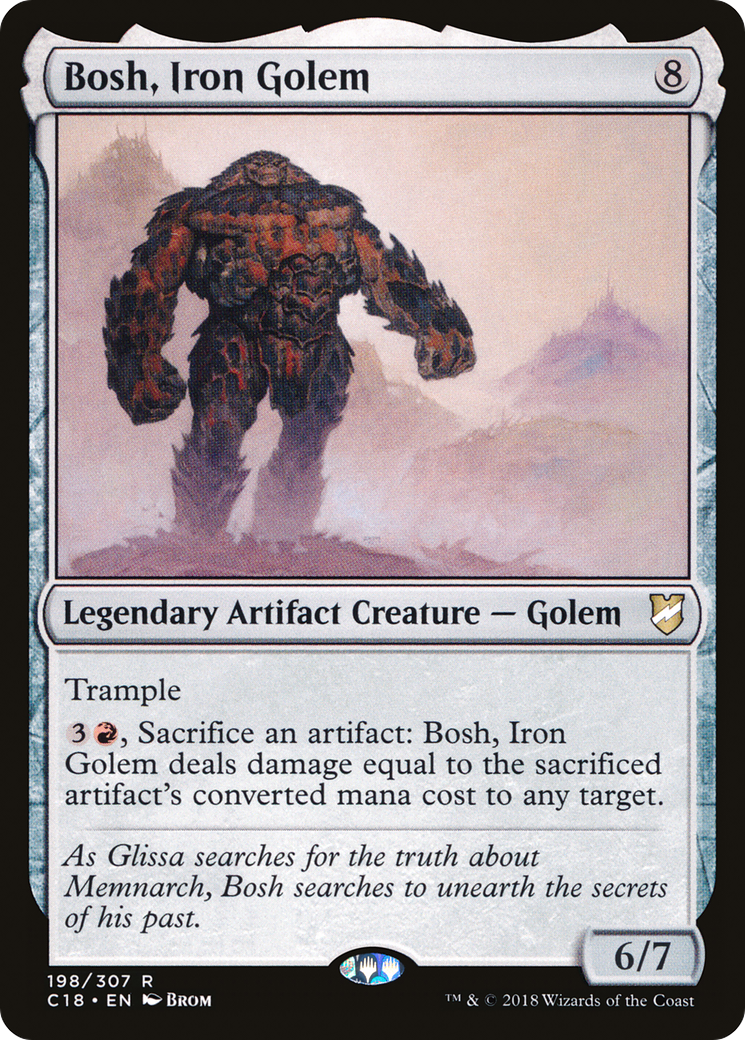Bosh, Golem de Fer (C18-198) - Commandant 2018