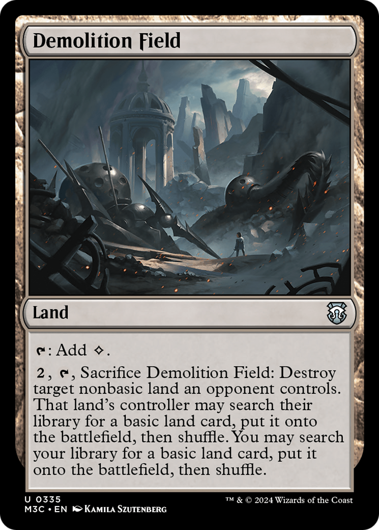 Champ de démolition (M3C-335) - Modern Horizons 3 Commander Foil