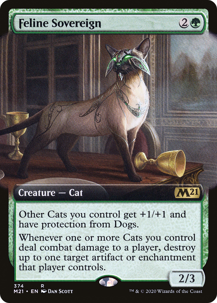 Feline Sovereign (Extended Art) (M21-374) - Core Set 2021: (Extended Art)