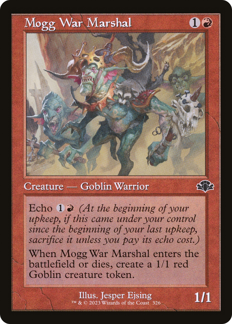 Mogg War Marshal (Retro Frame) (DMR-326) - Dominaria Remastered Foil