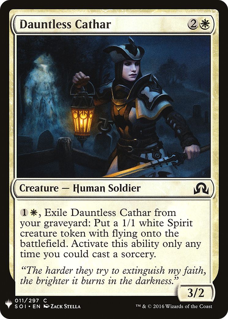 Dauntless Cathar (LIST-011) - The List