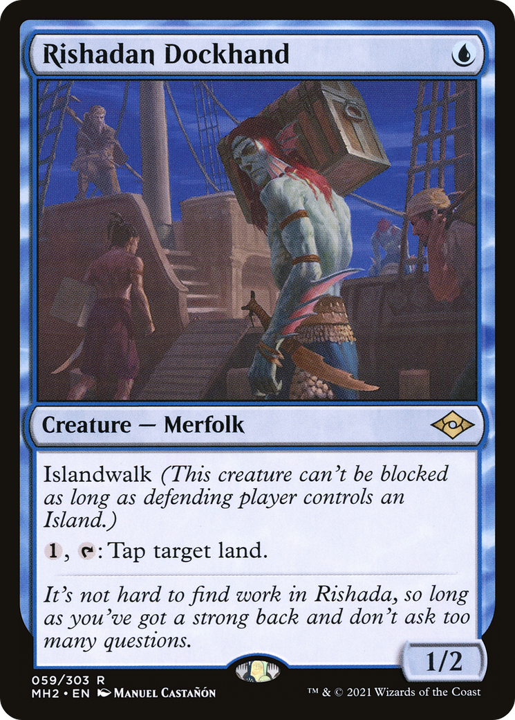 Dockhand Rishadan (MH2-059) - Horizons Modernes 2 (version foil)