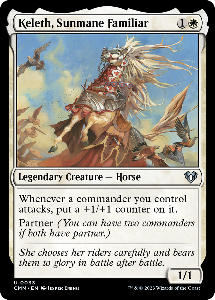 Keleth, familier Sunmane (CMM-033) - Commandant Masters
