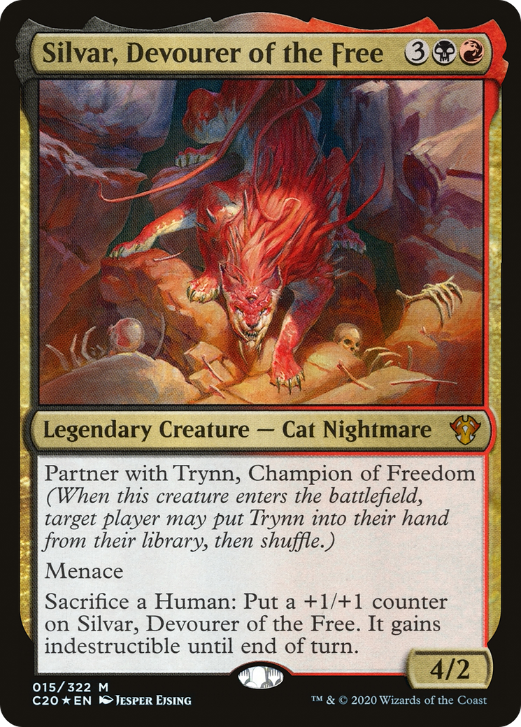 Silvar, Devourer of the Free (C20-015) - Commander 2020 Foil