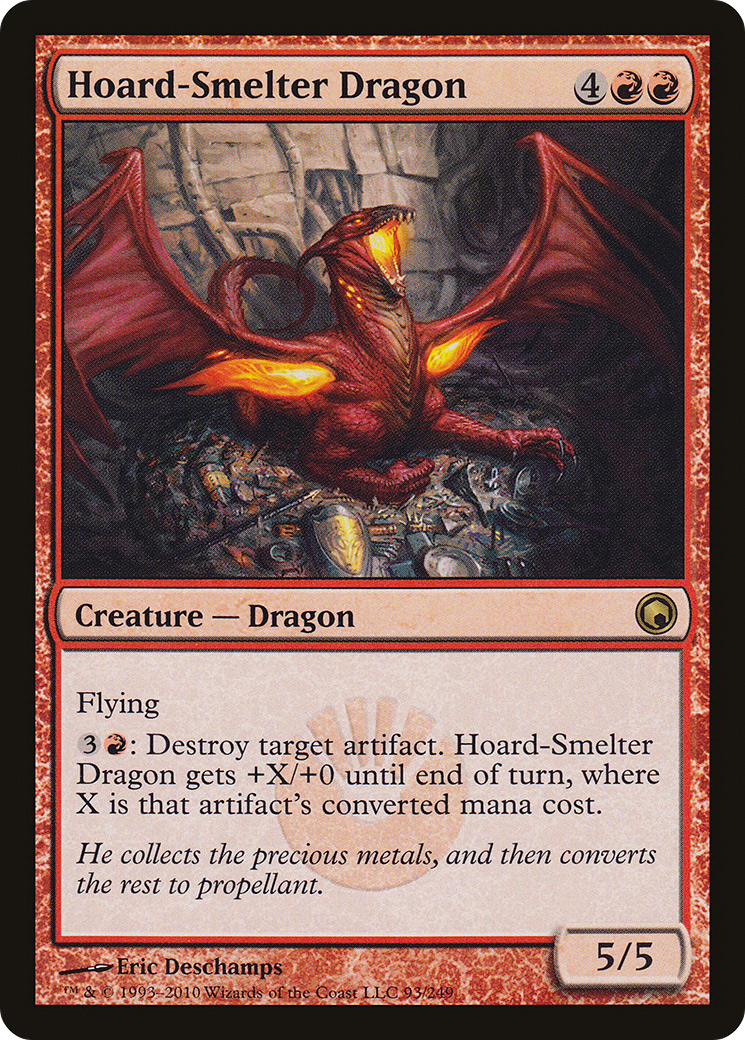 Dragon fondeur de trésors (SOM-093) – Cicatrices de Mirrodin