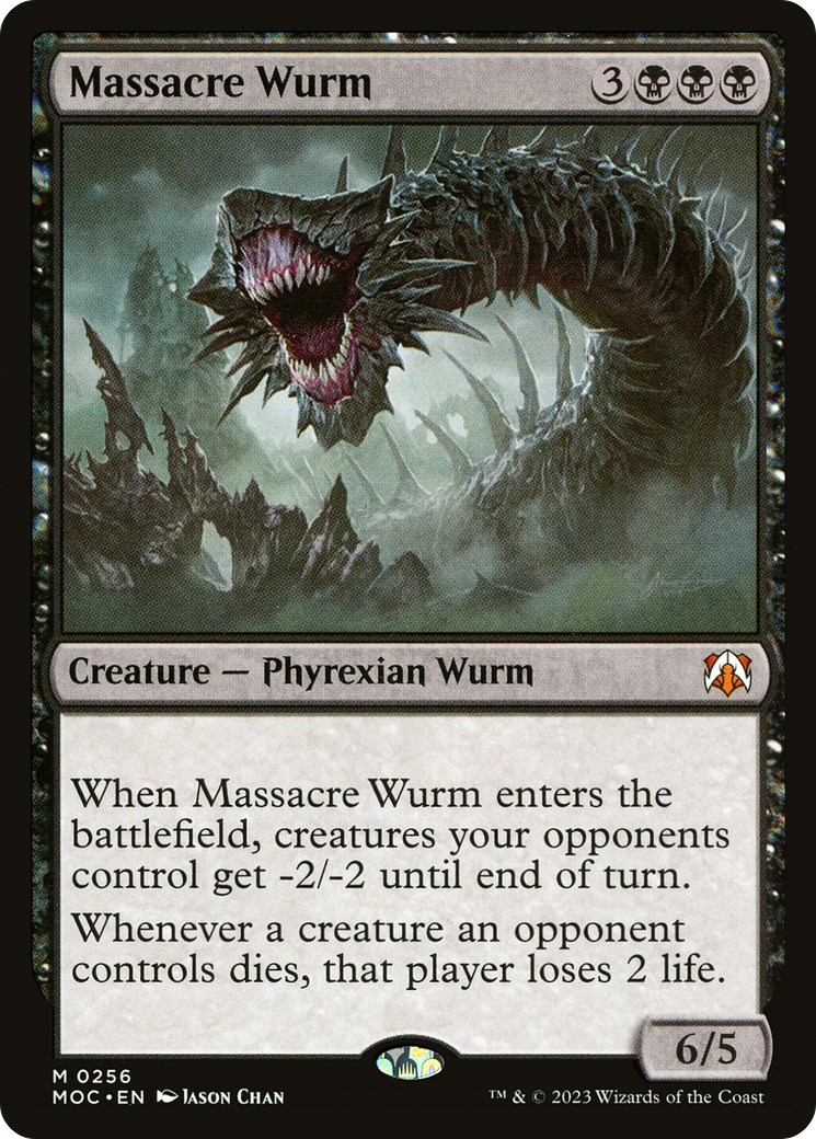 Massacre Wurm (MOC-256) - March of the Machine Commander