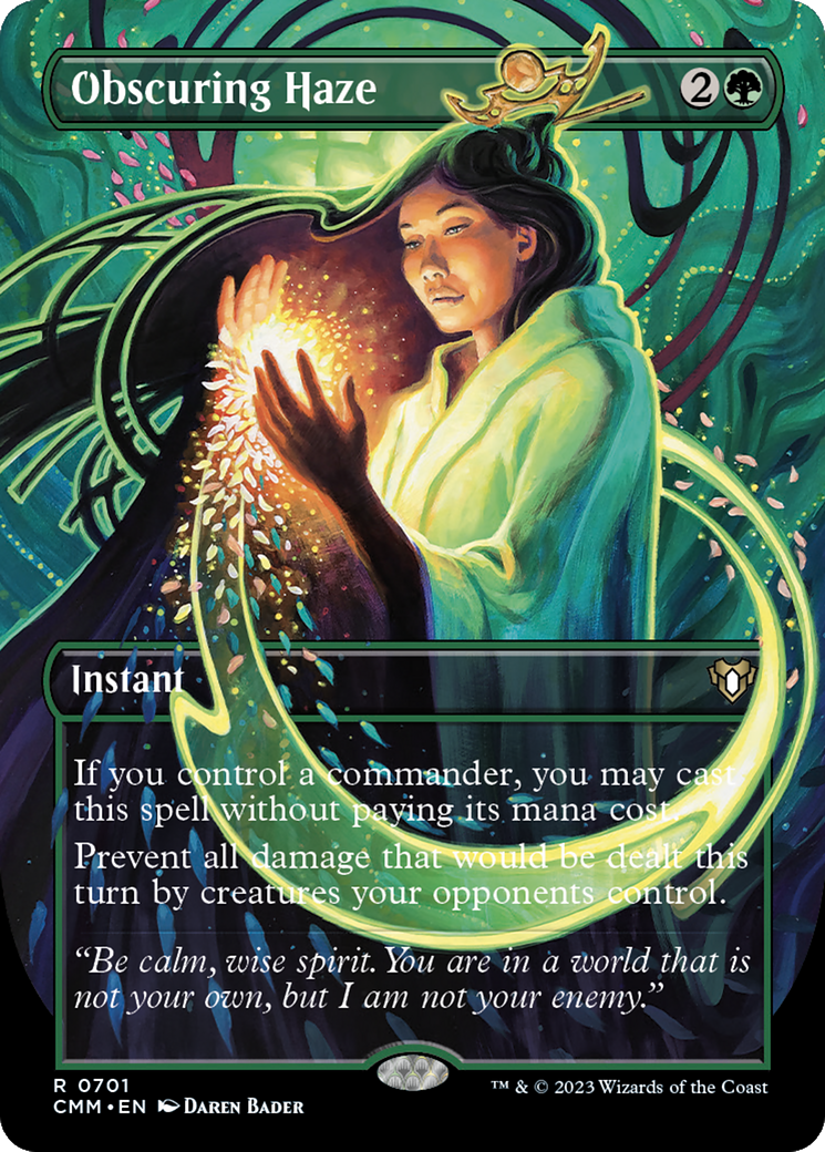 Obscuring Haze (CMM-701) - Commander Masters (sans bordure) Foil