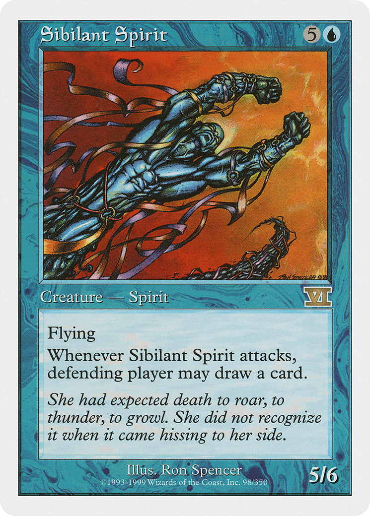 Sibilant Spirit (6ED-098) - Sixième édition classique