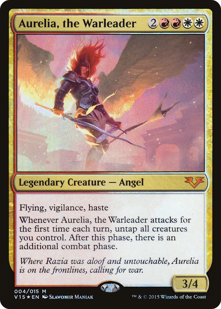 Aurelia, la meneuse de guerre (V15-004) - From the Vault : Angels Foil