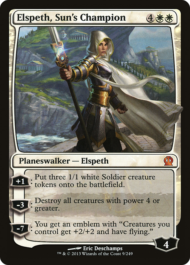 Elspeth, Championne du Soleil (THS-009) - Theros Foil