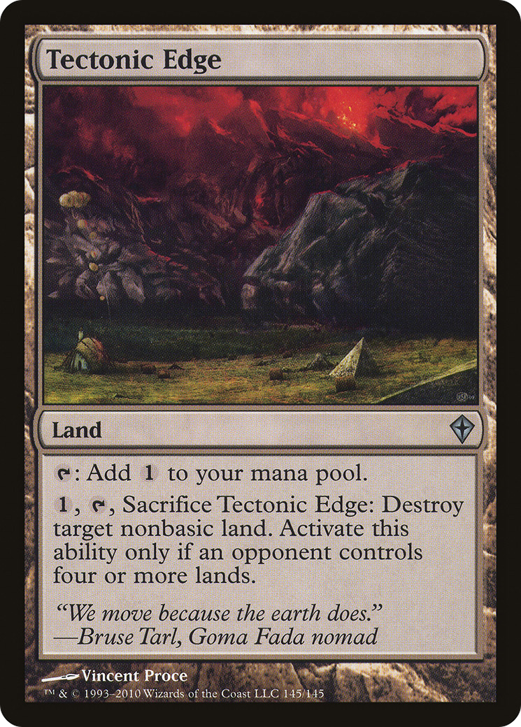 Bordure tectonique (WWK-145) - Worldwake Foil
