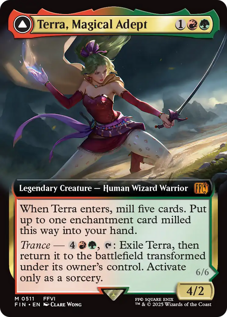 Terra, Magical Adept // Esper Terra (FIN-511) - FINAL FANTASY: (enchantment, Extended Art)