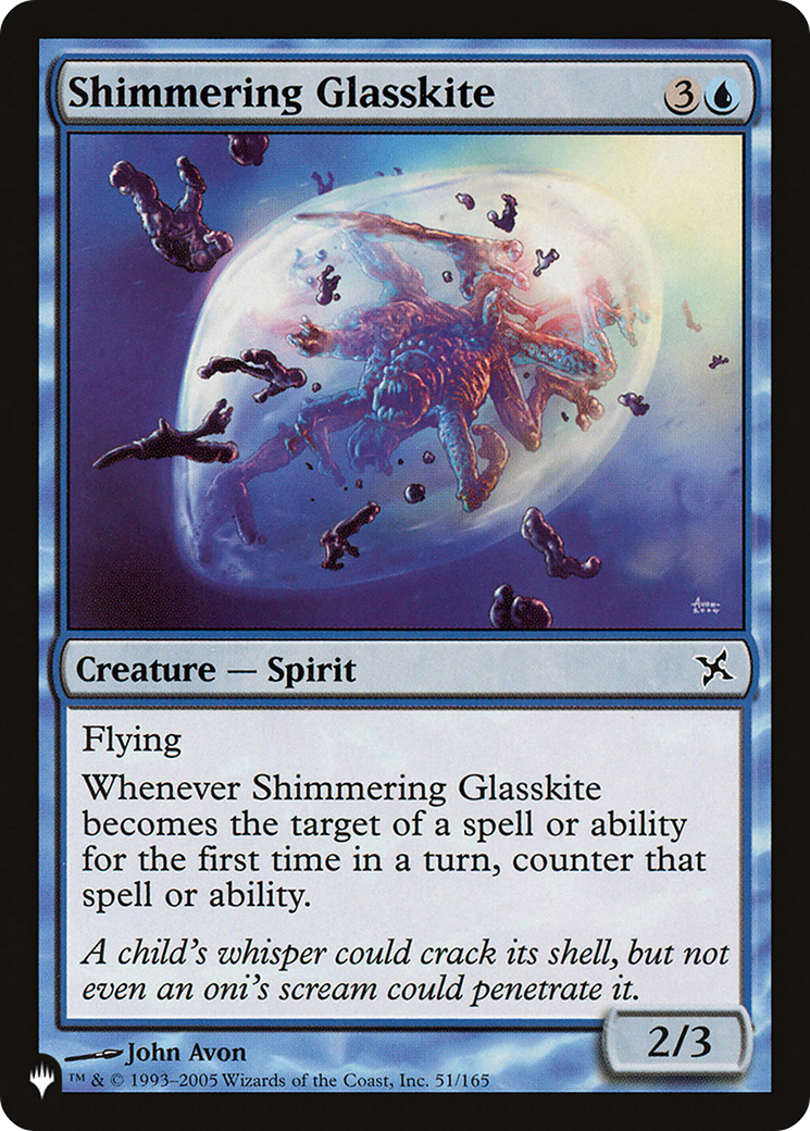 Shimmering Glasskite (LIST-BOK-51) - The List