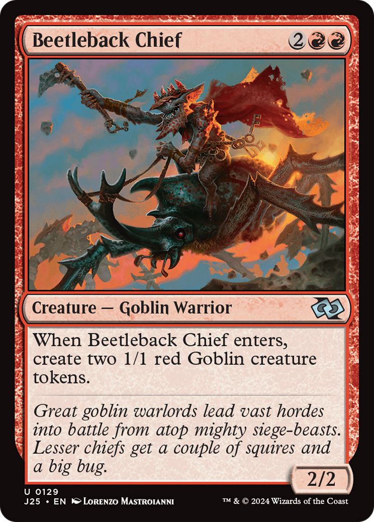 Beetleback Chief (J25-129) - Foundations Jumpstart