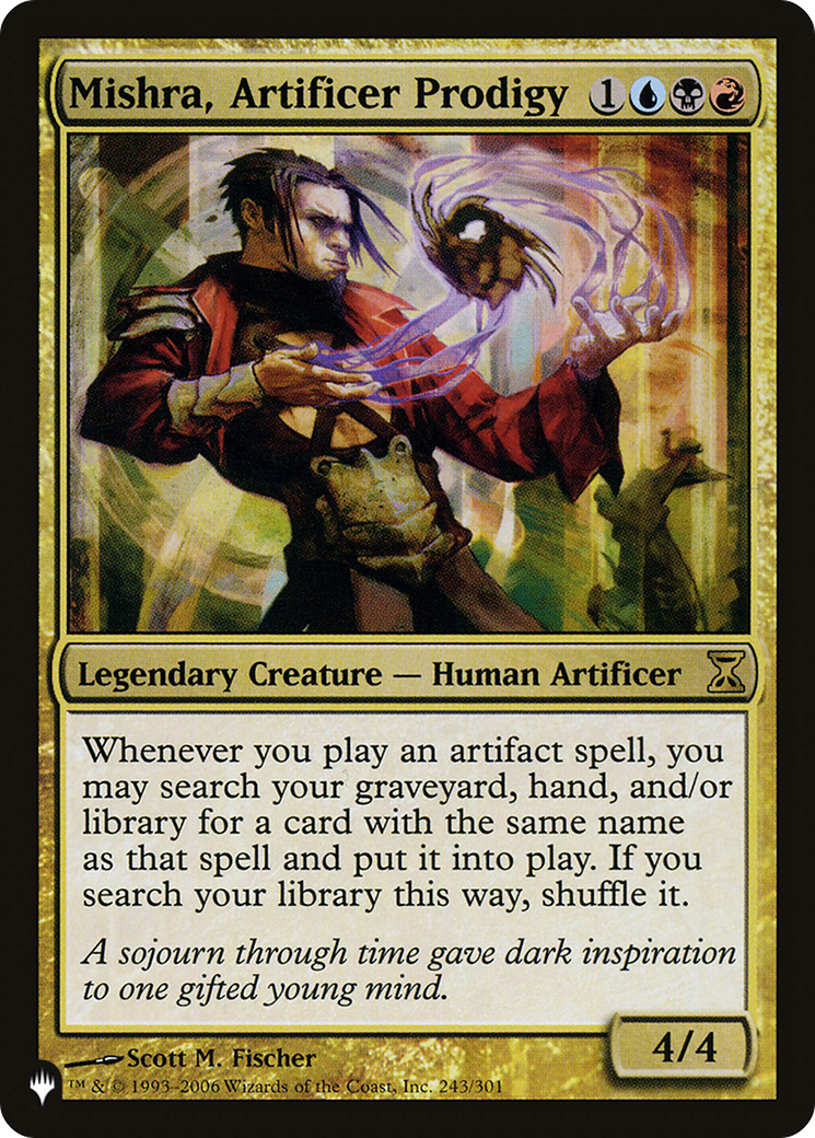 Mishra, Artificer Prodigy (LIST-TSP-243) - The List