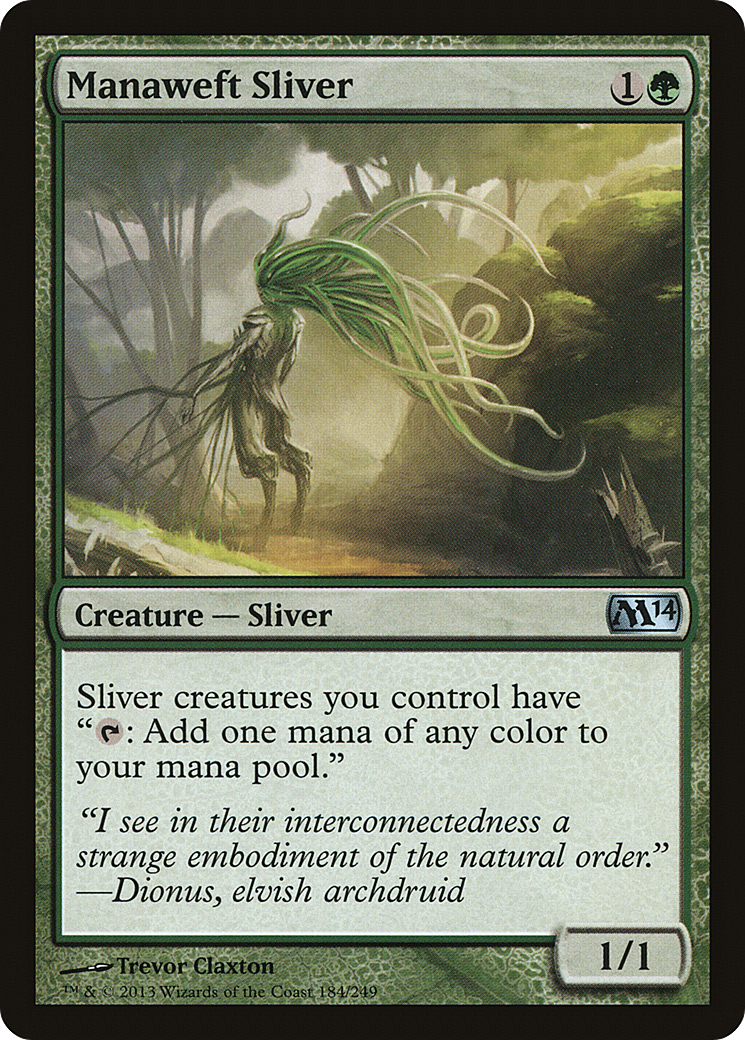 Sliver de Manaweft (M14-184) - Magic 2014 Foil