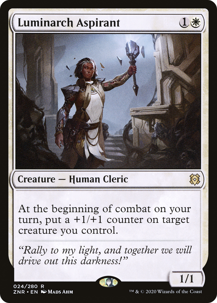 Aspirant Luminarch (ZNR-024) - Zendikar Rising