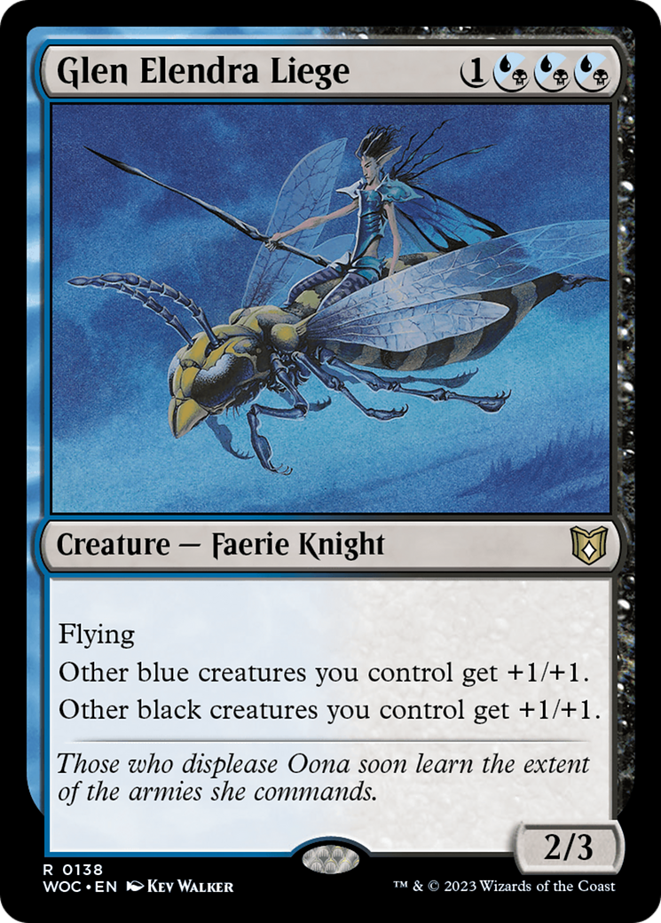 Glen Elendra Liege (WOC-138) - Commandant des Terres Sauvages d'Eldraine