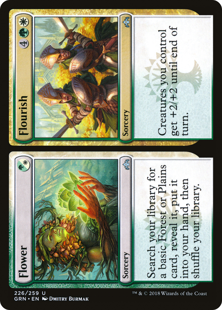 Fleur // Épanouissement (GRN-226) - Guildes de Ravnica